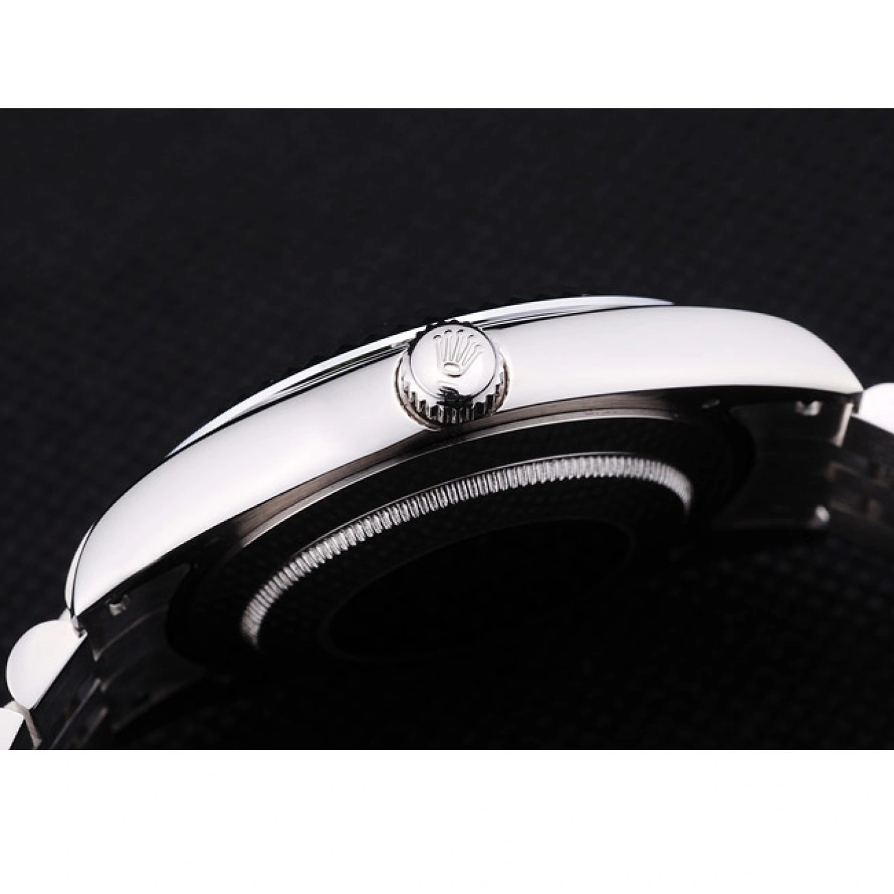 Aaa replica watch Bezel Dial Rolex Radial Ribbed Datejust White 7478 1016